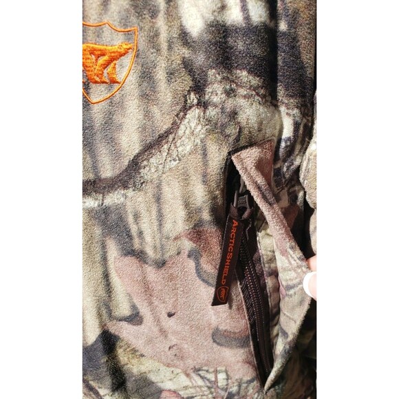 Arctic Shield Coat Men's Med Camo Hunting Front Zip Removal Hood Lined Jacket - Picture 5 of 16